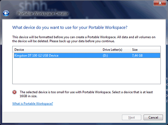 Windows 8 可以安装运行在U盘等移动设备上