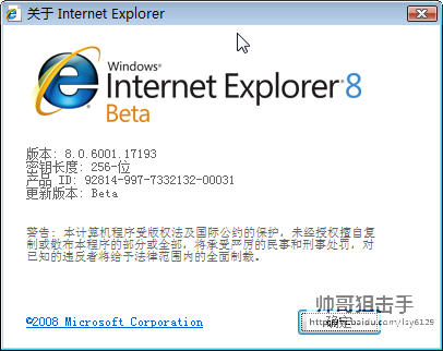 震撼推出，IE 8.0 Beta1体验手记