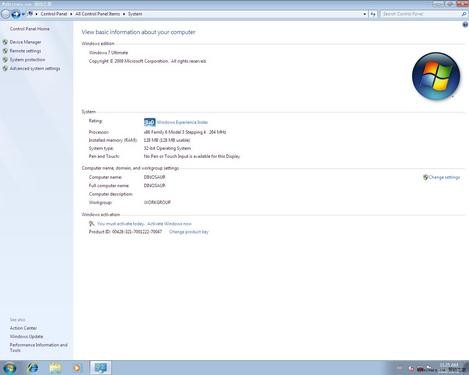 奔腾II古董机运行Windows 7